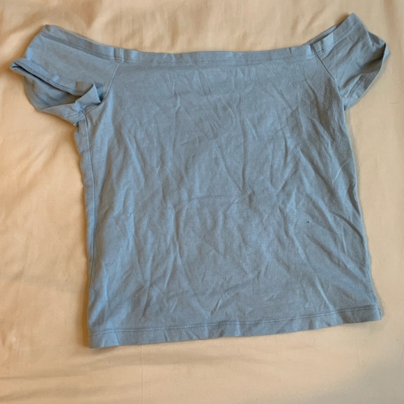Pacsun off the shoulder light blue tube top - Picture 3 of 3